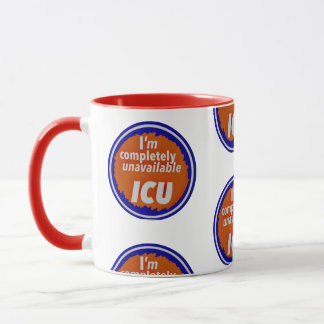 Nurse Humor Print Novelty: I C U mug Mugg