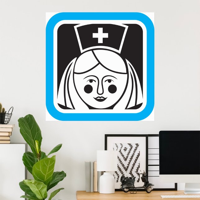 Nurse Icon Poster (Skapare uppladdad)