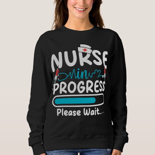 Nurse in Progress Loading Women T Shirt (Framsida)