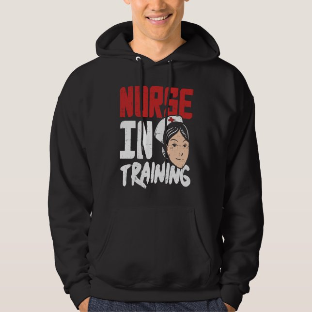 Nurse in Training  Future RN Student Hoodie (Framsida)