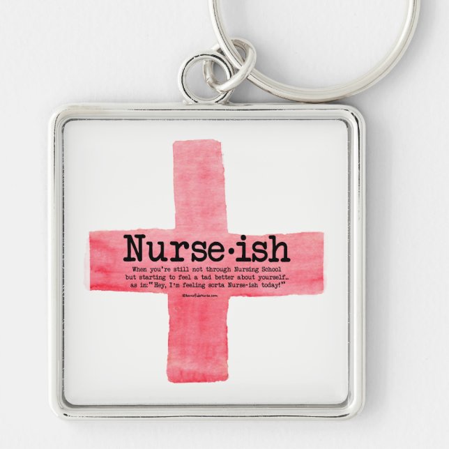 Nurse ish Nursing Student Nyckelring (Framsidan)