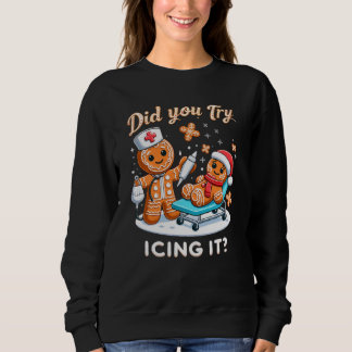Nurse jul Gingerbröd Julafton Nurse T Shirt