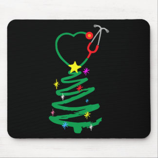 Nurse Julgran Stethoscope Nurses Julafton SCrub Musmatta