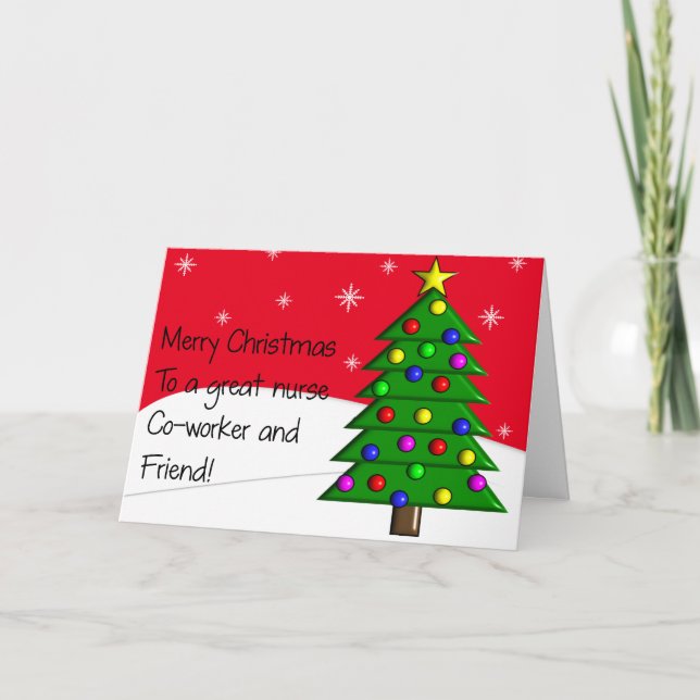 Nurse-julkort Helgkort (Framsida)