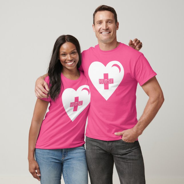 Nurse Kärlek Art T Shirt (Unisex)