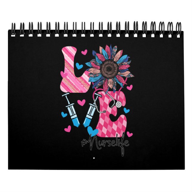 Nurse kärlek hippie kalender (Omslag)