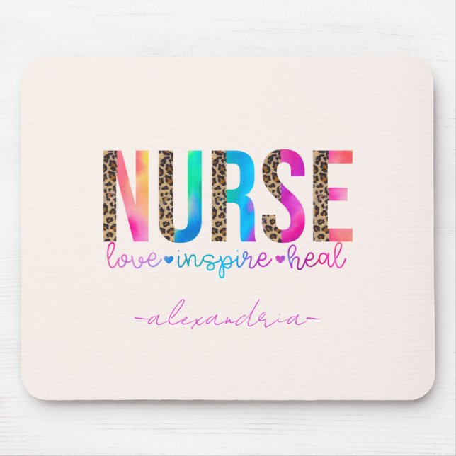 Nurse - Kärlek, Inspire, Heal Musmatta (Framsidan)