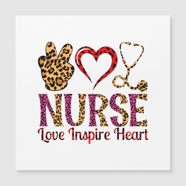 Nurse Kärlek Inspire Heart - Motivational Nurse (2 (Framsida)