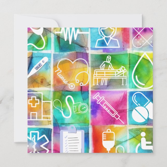 Nurse Kärlek Julkort (Framsida)