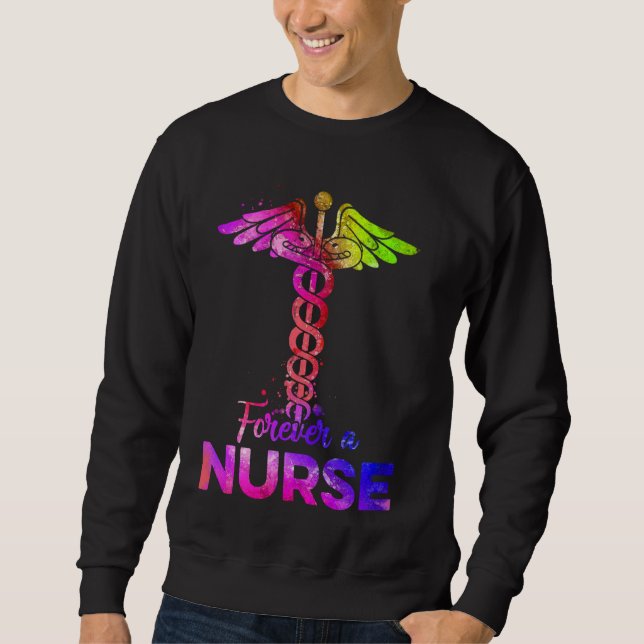 Nurse Kärlek Nursing Student Rn Life Tack for W Lång Ärmad Tröja (Framsida)
