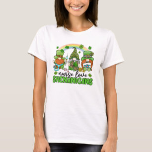 Nurse Kärlek Shenanigans St. Patrick's T Shirt