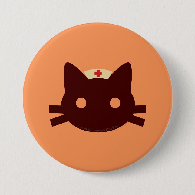 Nurse Kattunge Knapp (Framsida)