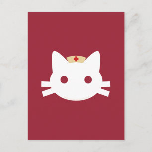 Nurse Kattunge Vykort