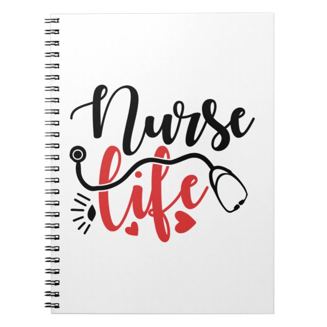 Nurse Life Gifts Anteckningsbok (Framsidan)