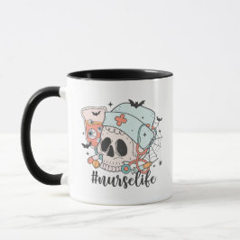 Nurse Life Halloween Mugg