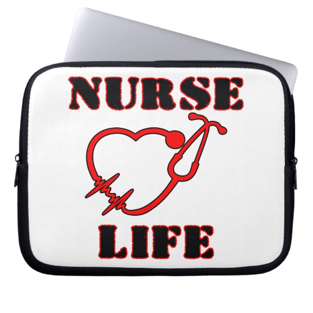 NURSE LIFE LAPTOP SLEEVE (Framsidan)