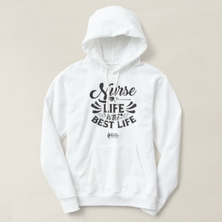 Nurse Life Light Färgad Hoodie