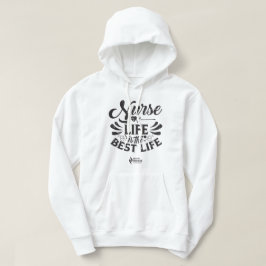 Nurse Life Light Färgad Hoodie