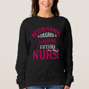 Nurse Life merch, sjuksköterskegrad Loading Future T Shirt