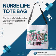 Nurse Life Tote Bag