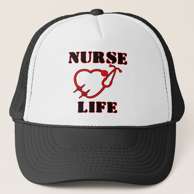 NURSE LIFE TRUCKERKEPS (Framsida)