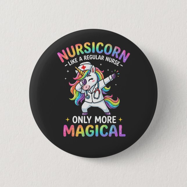 Nurse Life with a Touch of Unicorn Magic Knapp (Framsida)