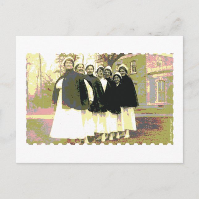 Nurse Lineup Vykort (Framsida)