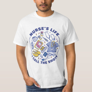 NURSE LIV JAG KALLAR HJÄLP AV SJUKDOMAR. T SHIRT