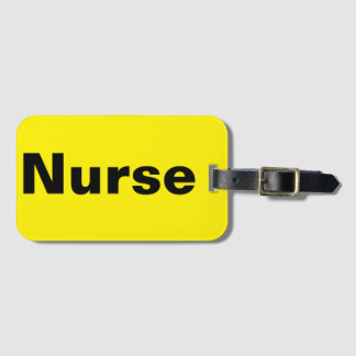 Nurse Luggage Tag Bagagebricka