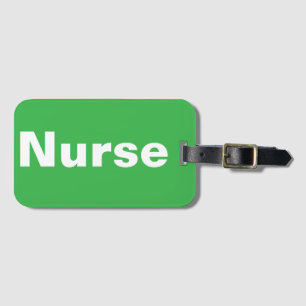 Nurse Luggage Tag Bagagebricka