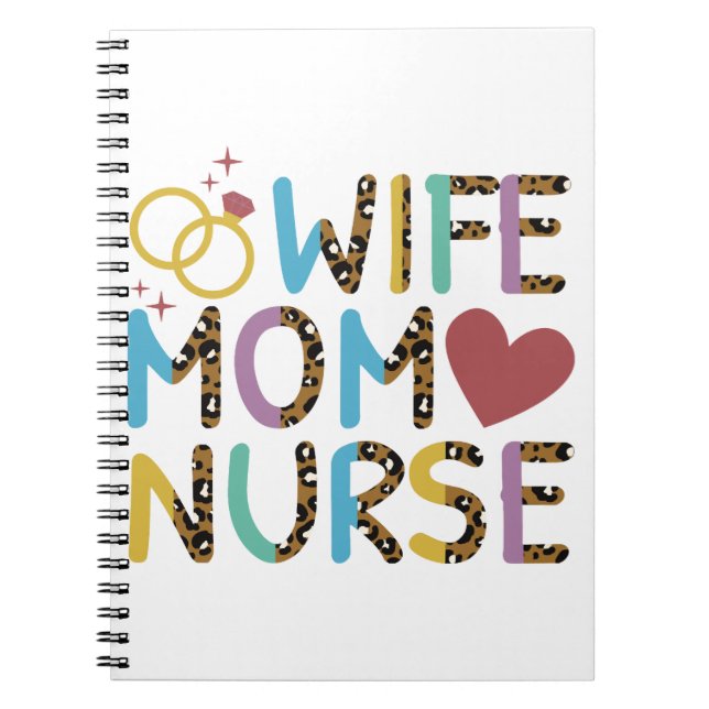 Nurse Mamma Maka Kärlek Anteckningsbok (Framsidan)