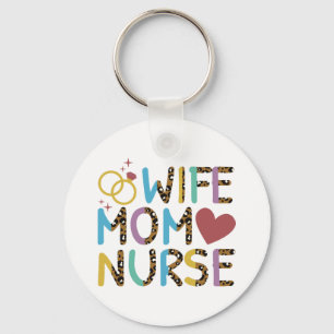 Nurse Mamma Maka Kärlek Nyckelring