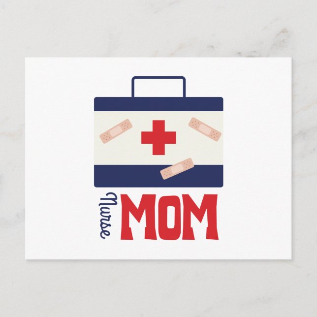 Nurse Mamma Vykort (Framsida)