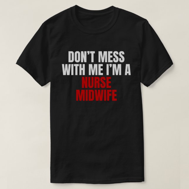 Nurse Midfru T Shirt (Design framsida)