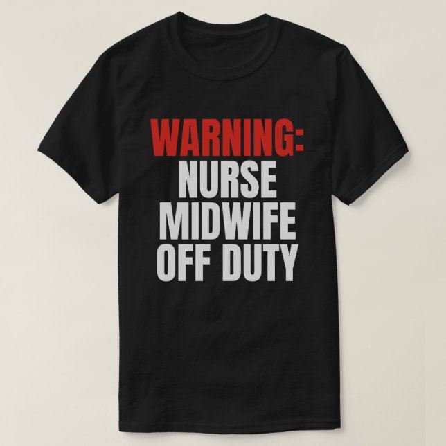 Nurse Midfru T Shirt (Design framsida)