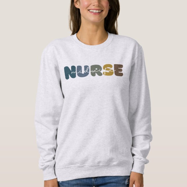 Nurse Midwife T Shirt (Framsida)