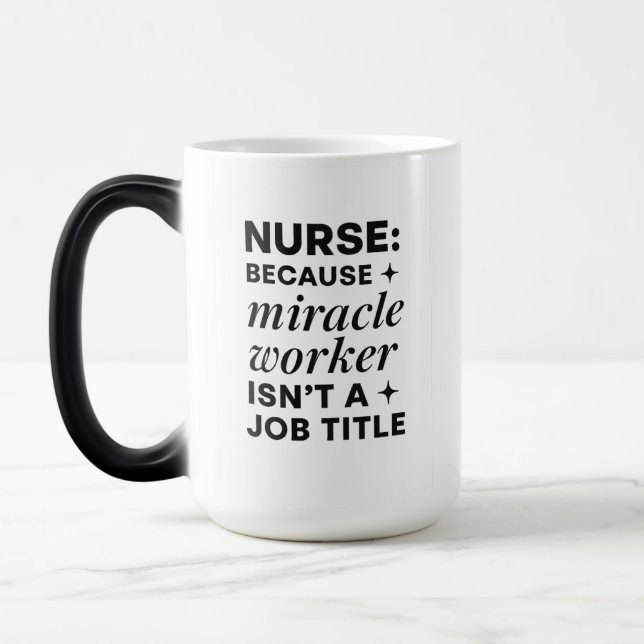 Nurse Miracle Worker mugg (Vänster)