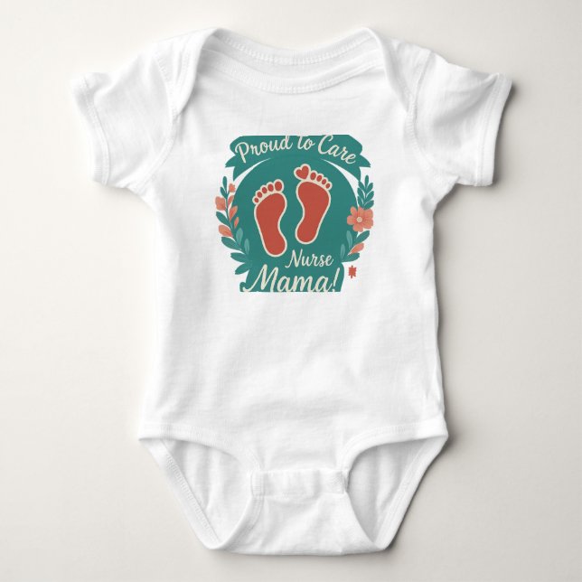 "Nurse Mom" Baby T-Shirt Collection (Framsida)