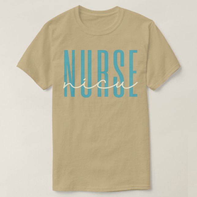 Nurse NICU Nurse Studenten Gift for Women T Shirt (Design framsida)