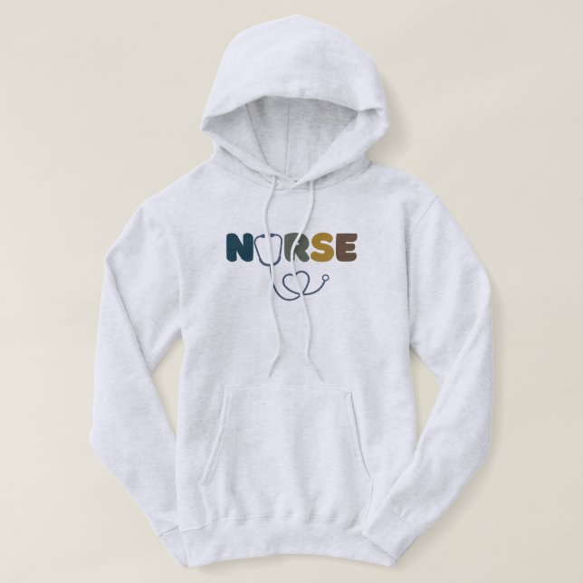 Nurse | Nursing Apparel Hoodie (Design framsida)