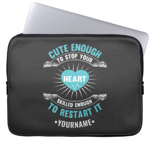 Nurse Nursing Funny Nurse Laptop Fodral