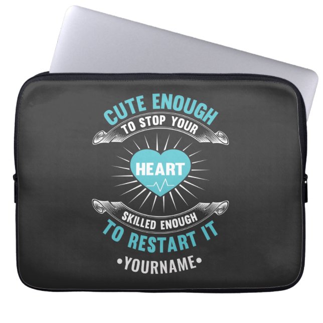 Nurse Nursing Funny Nurse Laptop Fodral (Framsidan)