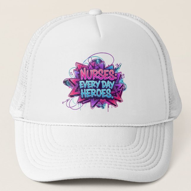 Nurse off Duty Cap“ – Stylische Auszeit für Pflege Keps (Framsida)