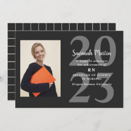 Nurse Photo 2023 Studenten Black Meddelande