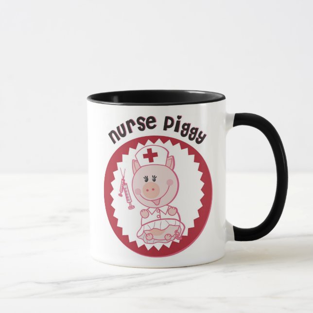 Nurse_Piggy l5At mig ta omsorg av dig! Mugg (Höger)