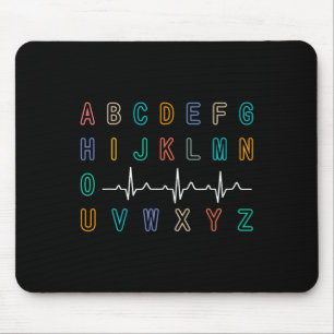 Nurse Pqrst Test Abc's Ekg Strip Alphabet Funny Nu Musmatta