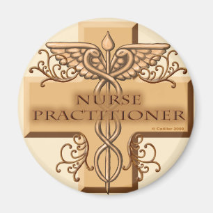 Nurse Practister Kor Caduceus Magnet