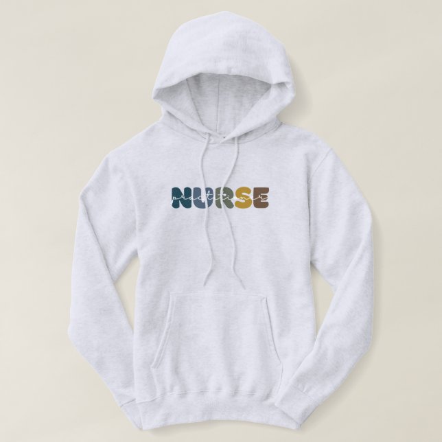 Nurse Practitioner | Advanced Practice Apparel Hoodie (Design framsida)