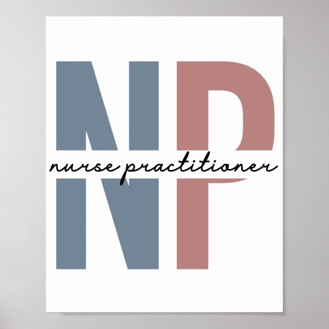 Nurse Practitioner NP nurse appreciation gifts Poster (Framsidan)