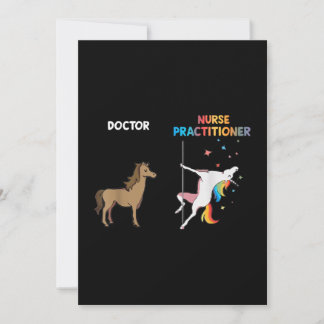 Nurse Practitioner Unicorn Dancing Pole Tack Kort
